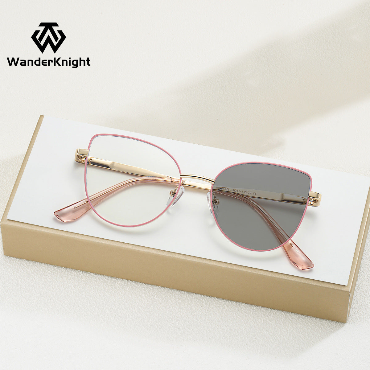 Women's Stylish Photochromic Cat-Eye Glasses – Anti-Blue Light Full Frame Eyewear