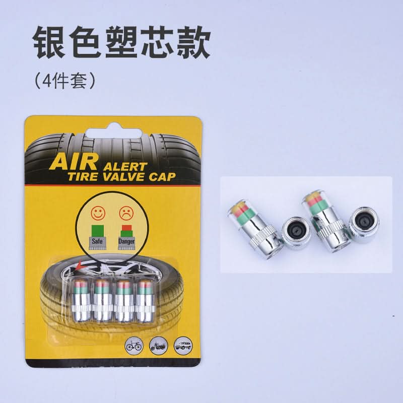 Car Tire Pressure Monitoring Caps - Set of 4 pcs.