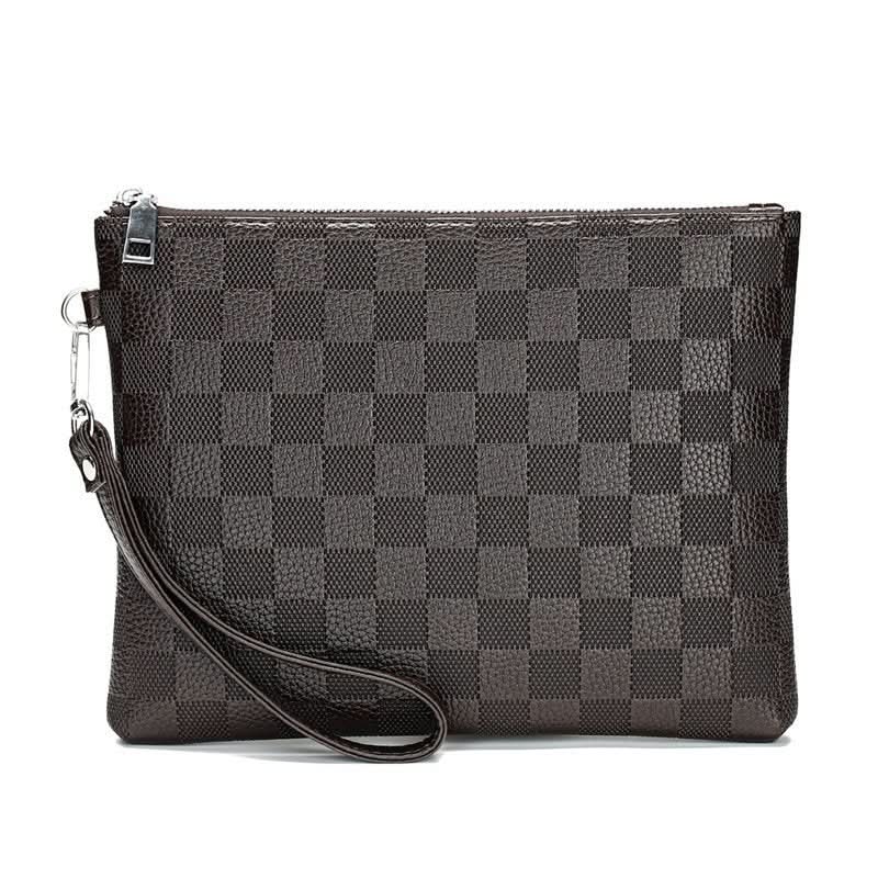 Men's PU Leather Business Clutch – Fashionable Envelope Handbag