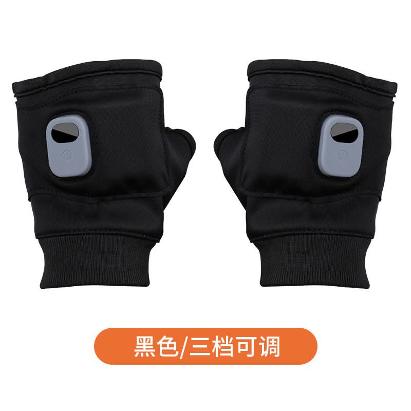 USB Heated Fingerless Gloves – Rechargeable For Gaming, Office, and Outdoor Use