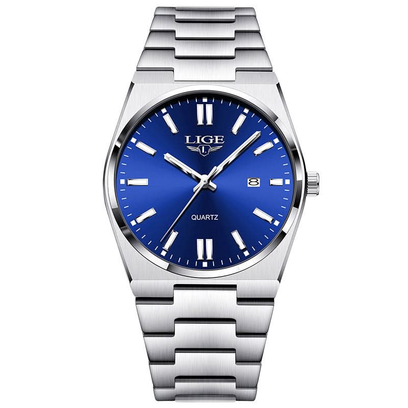 Men’s Business Quartz Watch – Luminous Dial, Multi-Function Calendar