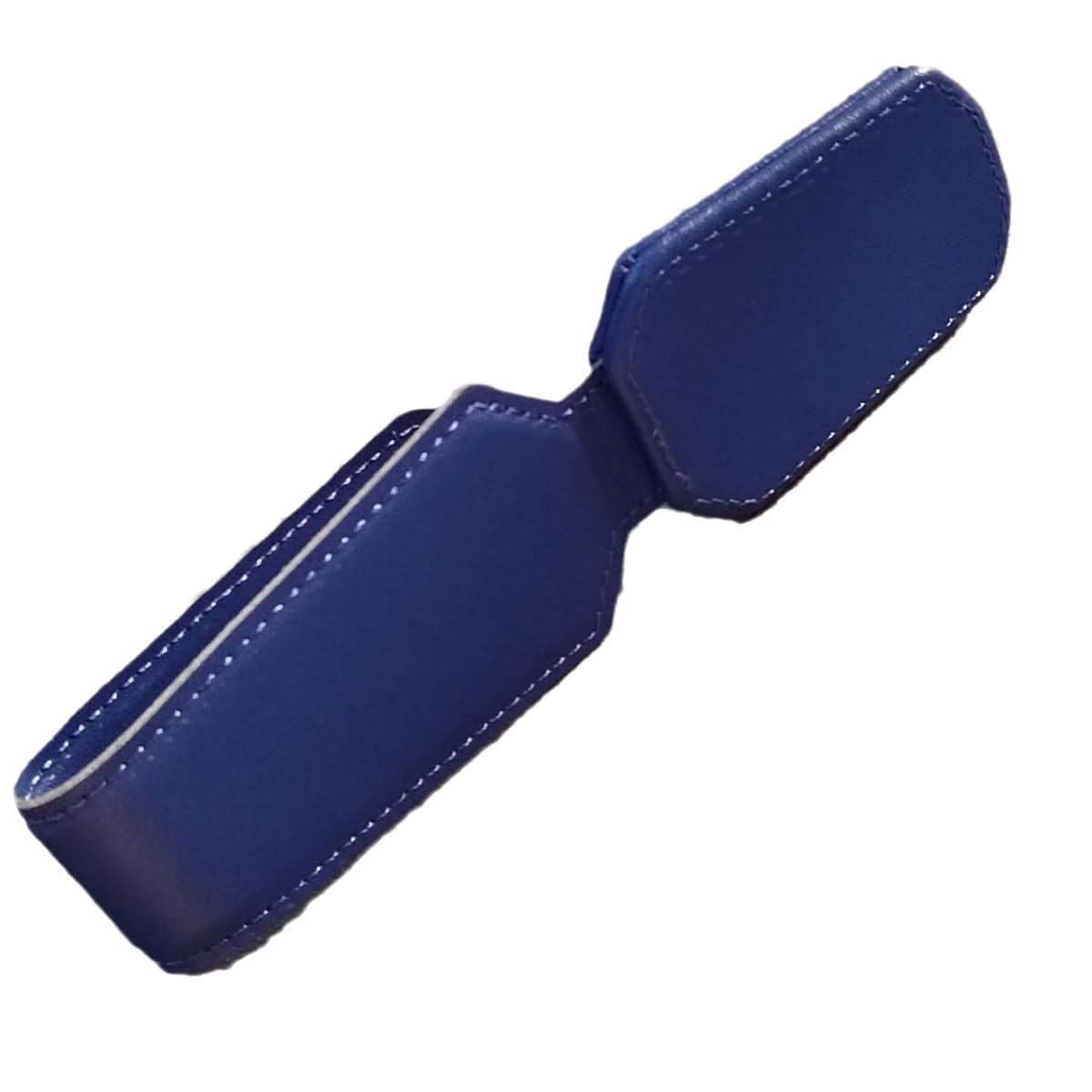 Luxury Leather Car Sunglasses Holder – Sun Visor Clip for Glasses & Cards