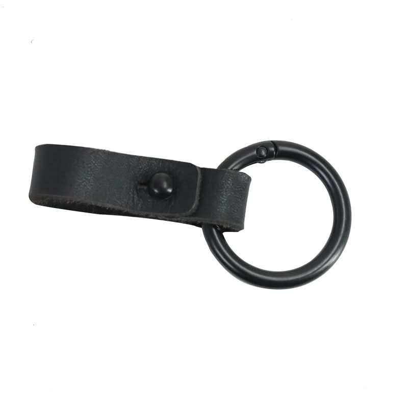 Premium Leather Keychain – Vintage Keyring