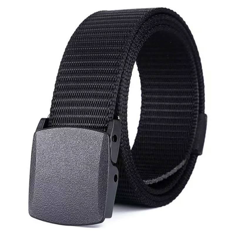 Men’s Nylon Belt with Plastic Buckle – Adjustable Military Training Belt