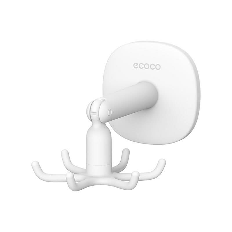 360° Rotating Adhesive Hook - Hexagon Bathroom Hook for Towels & Clothes