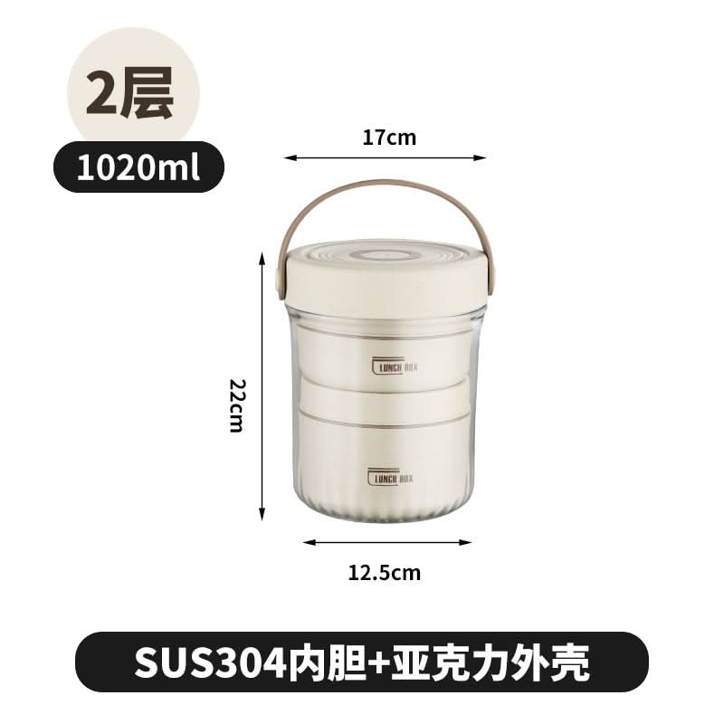 Insulated Lunch Box – Two/Three Layers Food Container