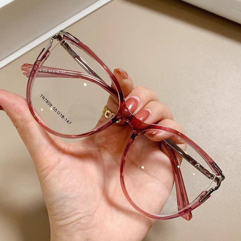 Anti-Blue Light Stylish Computer Glasses For Women – Oval Frame, Gradient Lens