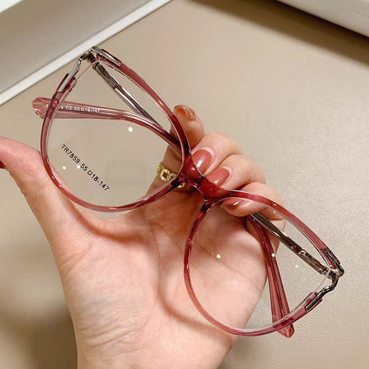 Anti-Blue Light Stylish Computer Glasses For Women – Oval Frame, Gradient Lens
