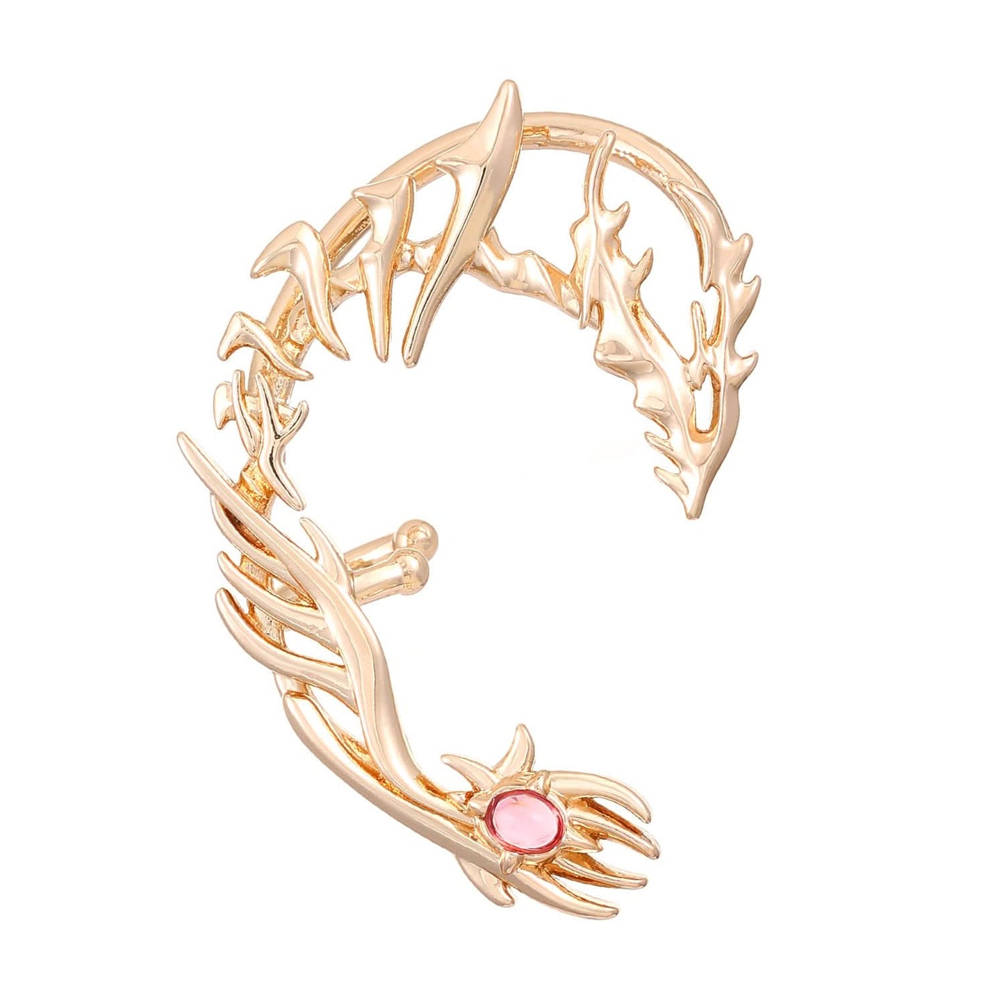 Zircon Antler Ear Cuff for Women