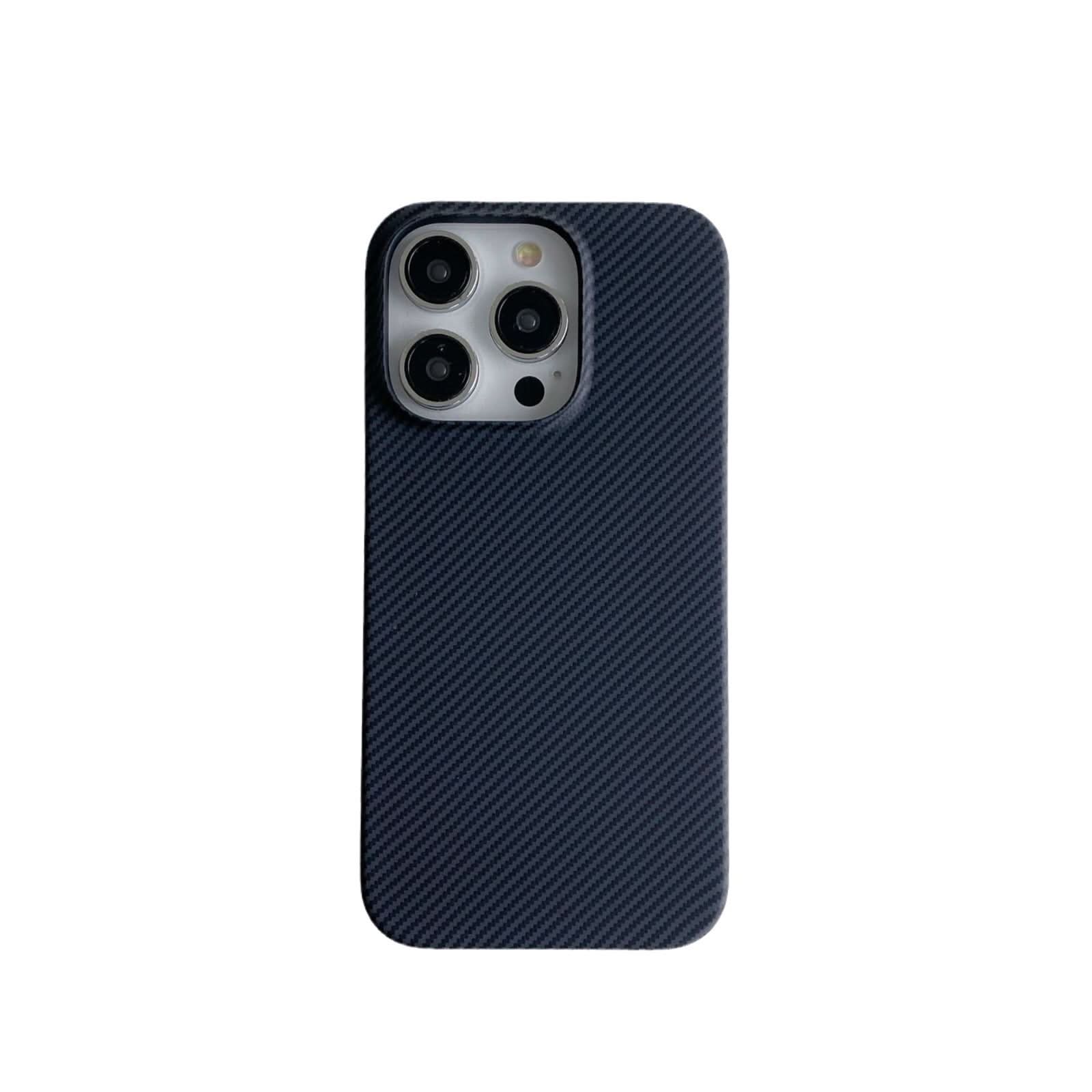 Luxury Carbon Fiber iPhone Case – Shockproof Design