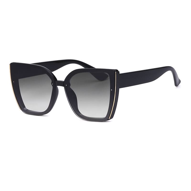 Trendy Cat-Eye Sunglasses for Women – Oversized UV Protection Fashion Shades
