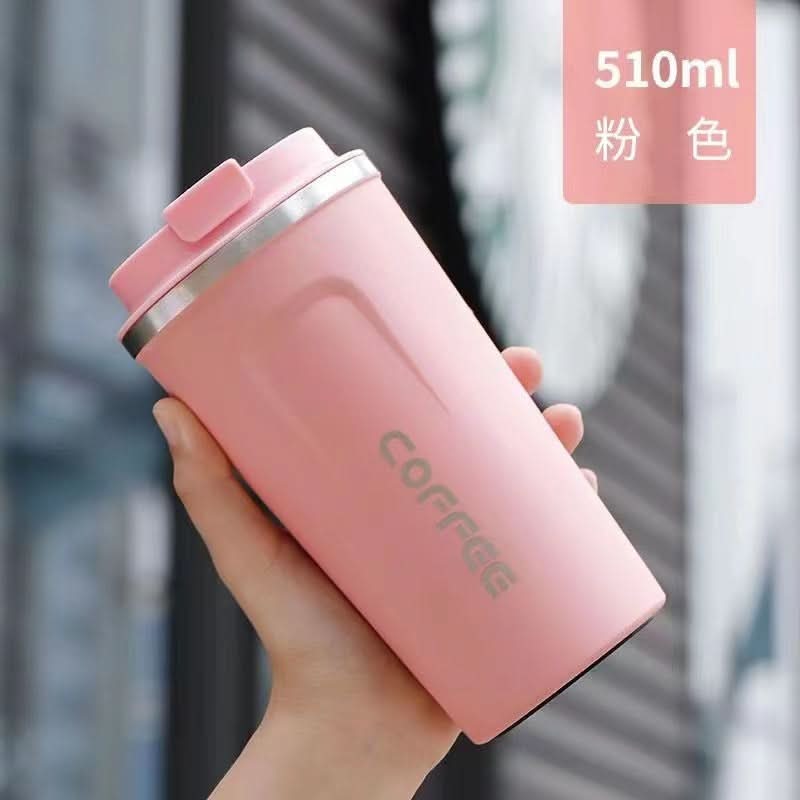 316 Stainless Steel Thermos Coffee Cup – Elegant Double-Drink Travel Mug