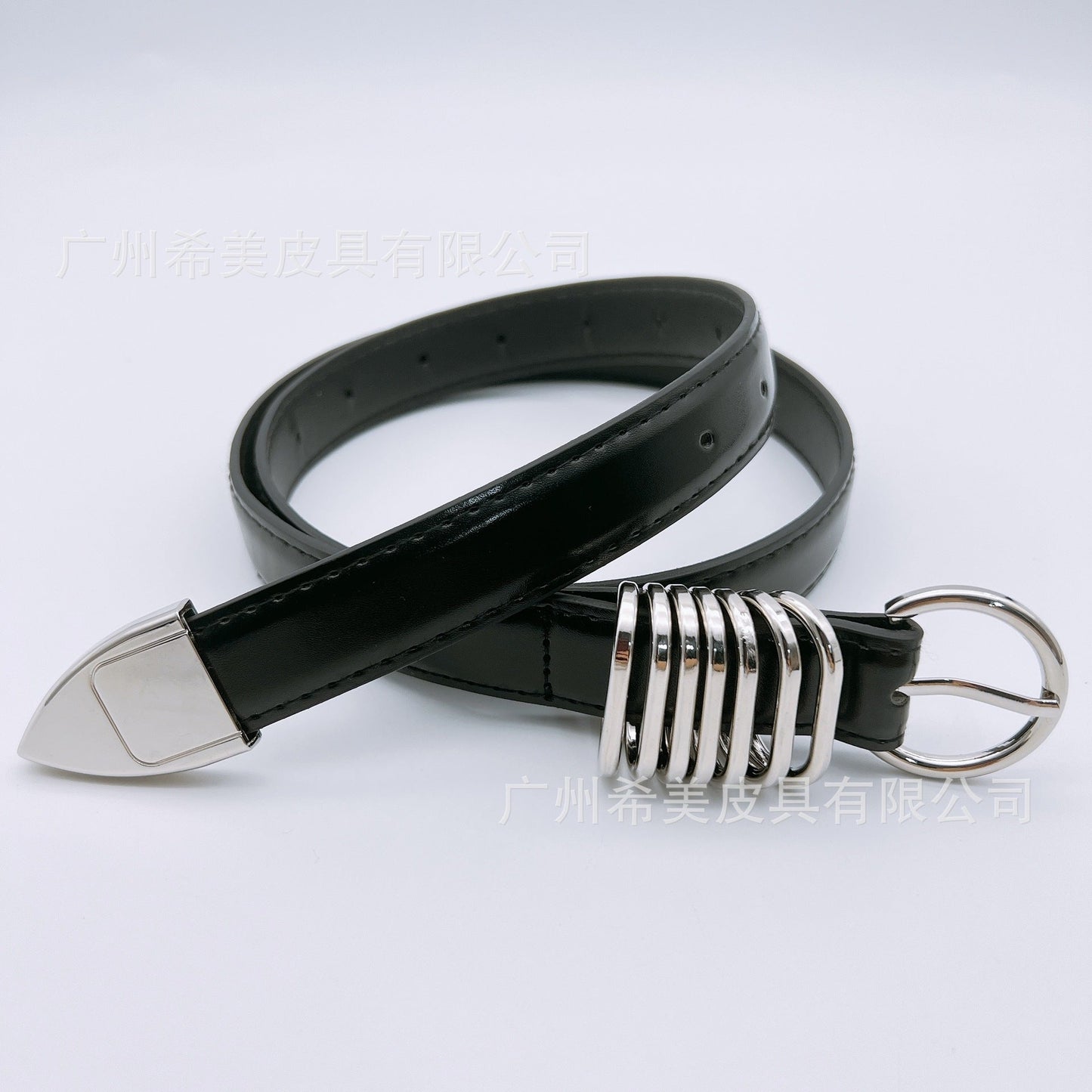 Women’s Fashion Metal Buckle Belt – Stylish Korean-Style Jeans Belt for Everyday Outfits