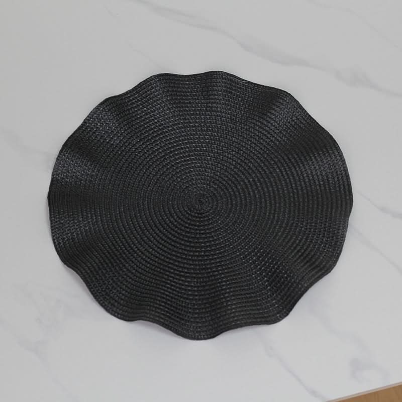 Thick Woven PP Ruffle Placemats & Coasters