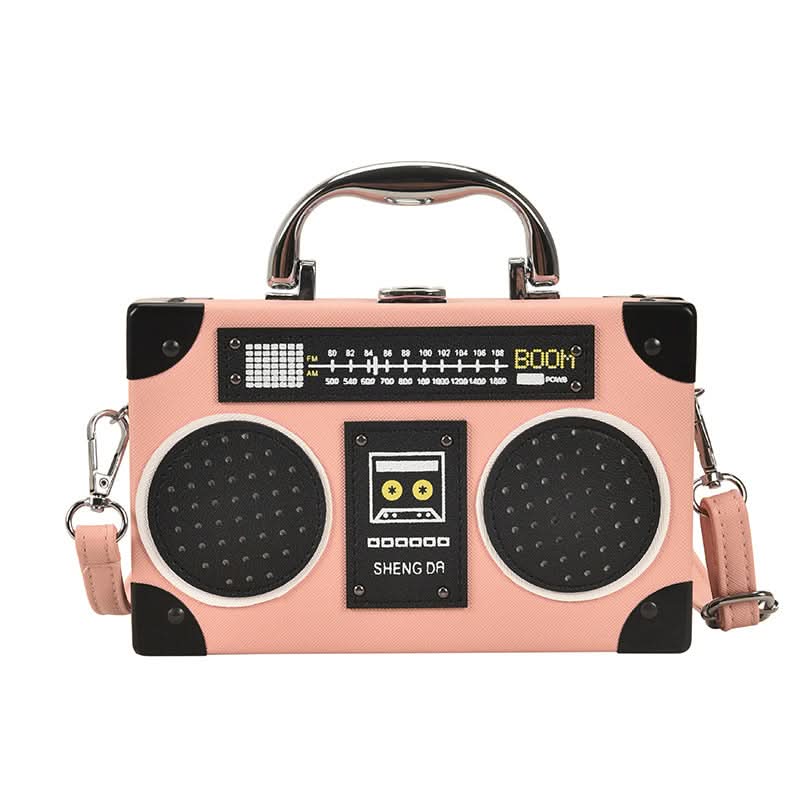Retro Radio Shoulder Bag for Women