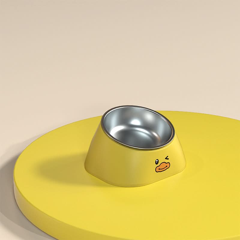 Stainless Steel Cat Feeder with Single Bowl