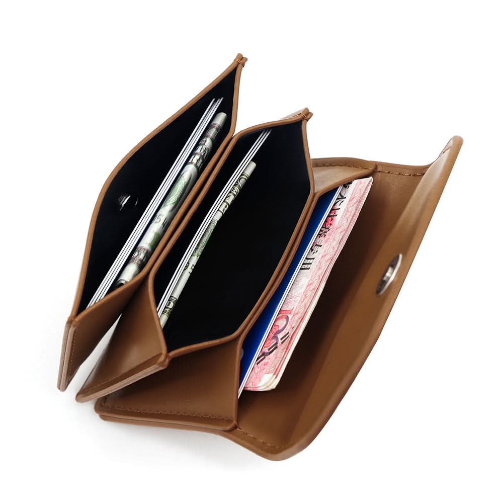 Slim Macaron Coin & Card Holder – Compact Wallet
