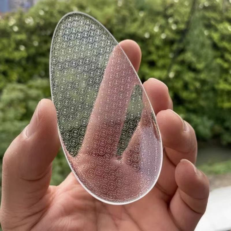 Nano Glass Foot Scrubber – Oval Callus Remover for Smooth Feet, Exfoliating Bath Tool