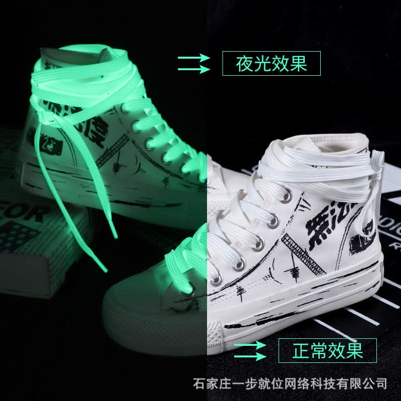 Luminous Shoe Laces for Sneakers, Casual & Sports Shoes