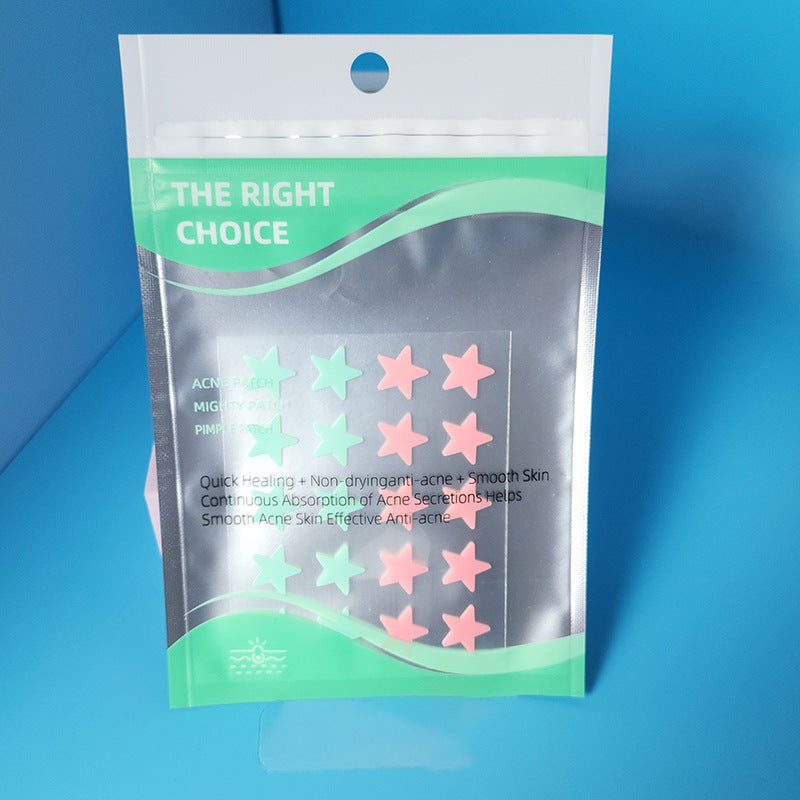Cute Star Acne Patches – Colorful Hydrocolloid Pimple Patch for Acne Treatment