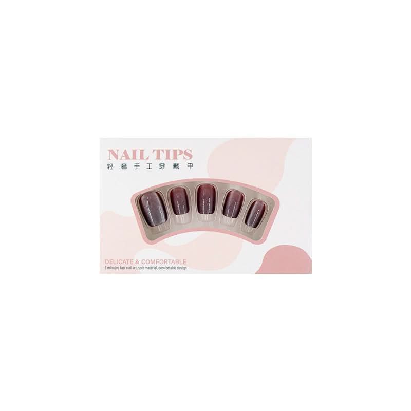 Sakura Ruby Cat Eye Nail Patches – Wearable Flashing Nail Art Pieces