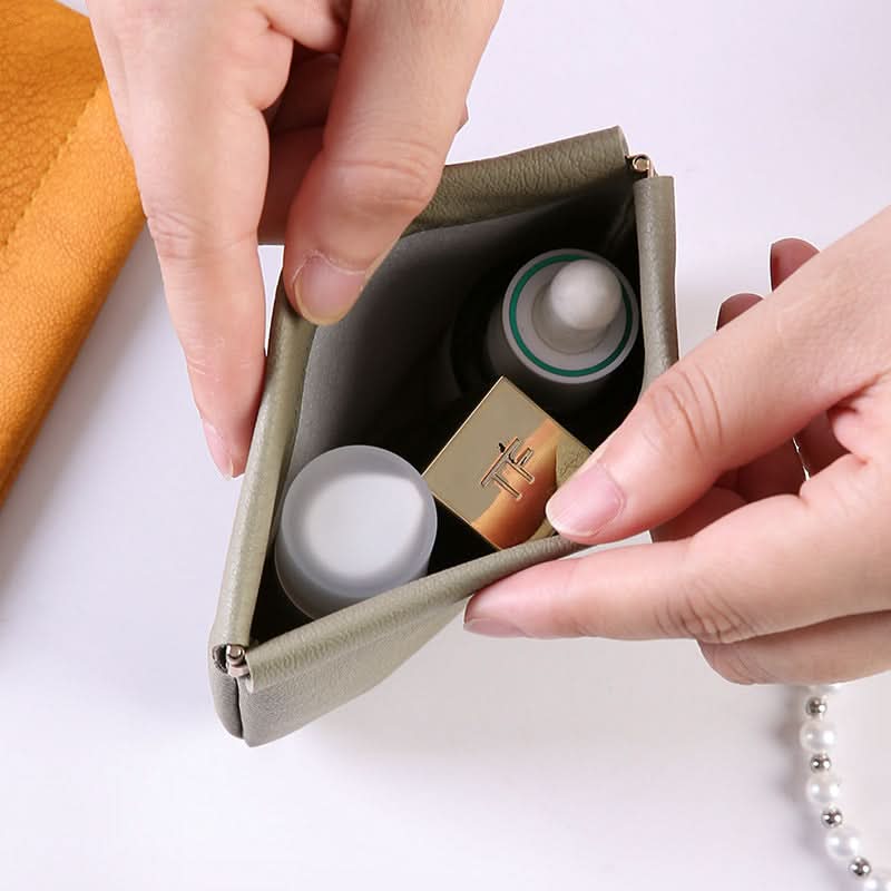 Mini Portable Coin Purse & Cosmetic Storage Bag