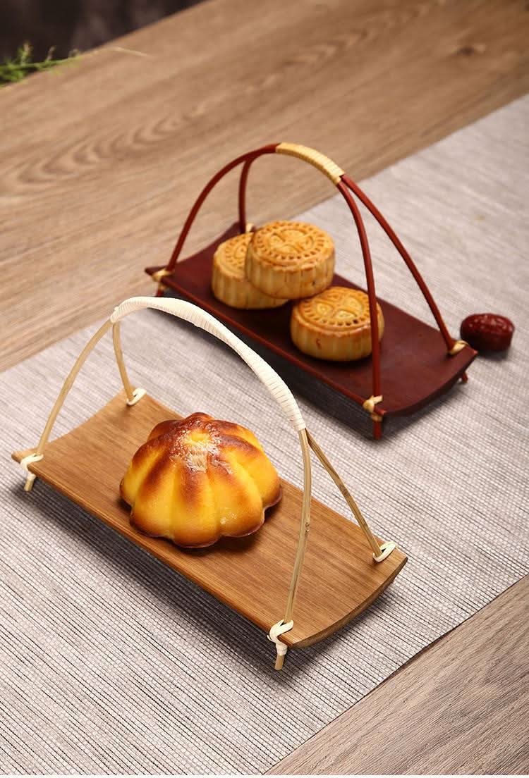 Handmade Bamboo Dessert Tray
