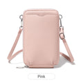 Women's Crossbody Phone Bag – Lychee Pattern PU Leather Daily Shoulder Bag