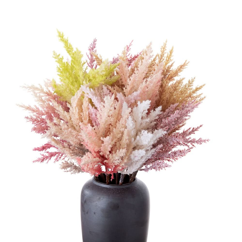 Set of 2 pcs. Artificial Wedding Flower & Green Plant