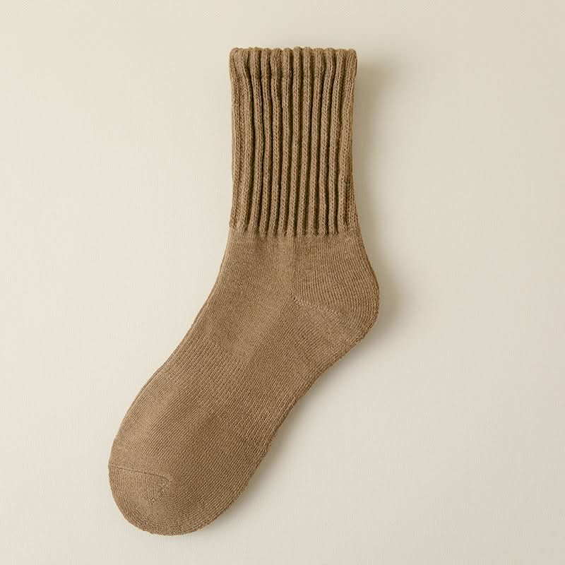Women's Velvet Winter Socks - Mid-Tube Warmth