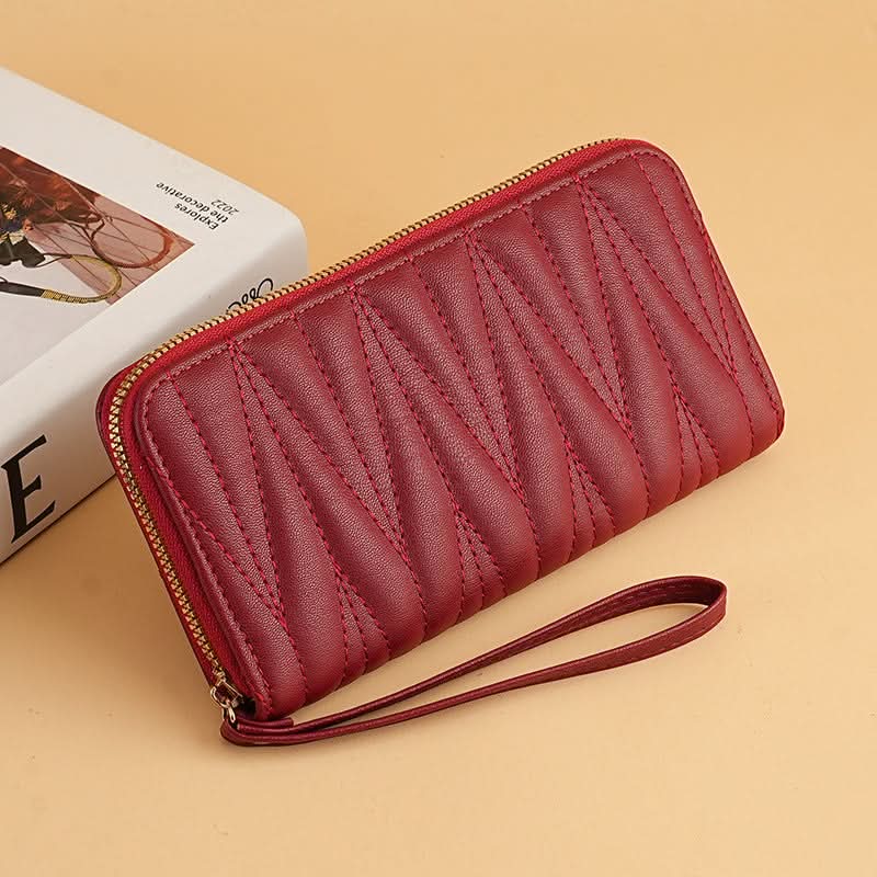 Women’s Wallet – Elegant Zipper Clutch Bag, Short & Long