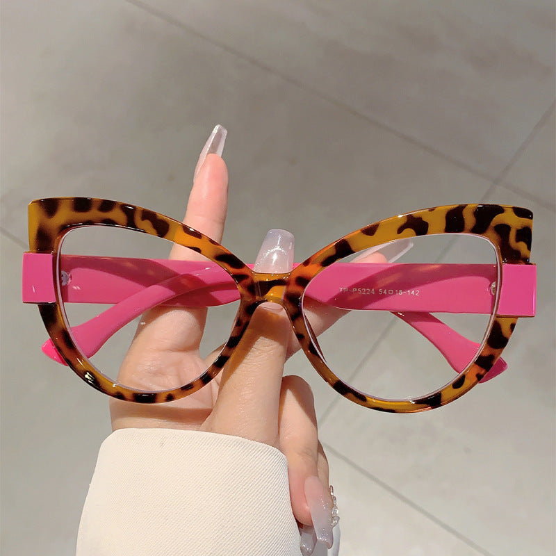 Cat-Eye Anti-Blue Light Glasses for Women – Oversized Full-Frame Fashion Eyewear