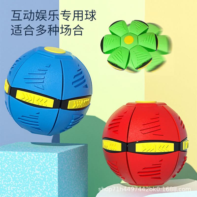 UFO Transforming Elastic Ball – Light-Up Sensory Toy for Kids