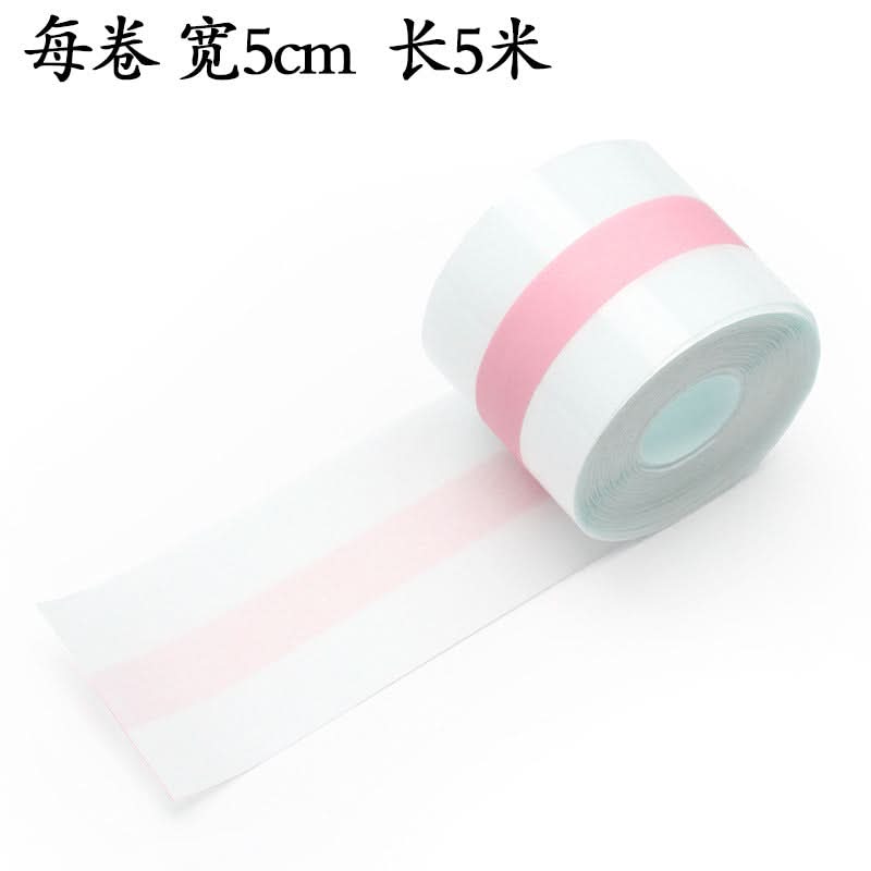 Disposable Anti-Dirt Collar Protectors, Transparent 5m Roll