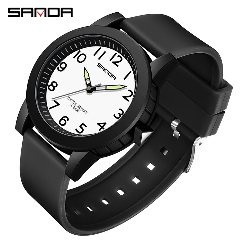 Sanda Waterproof Digital Quartz Watch – Unisex Shockproof Outdoor Kids Sports Watch