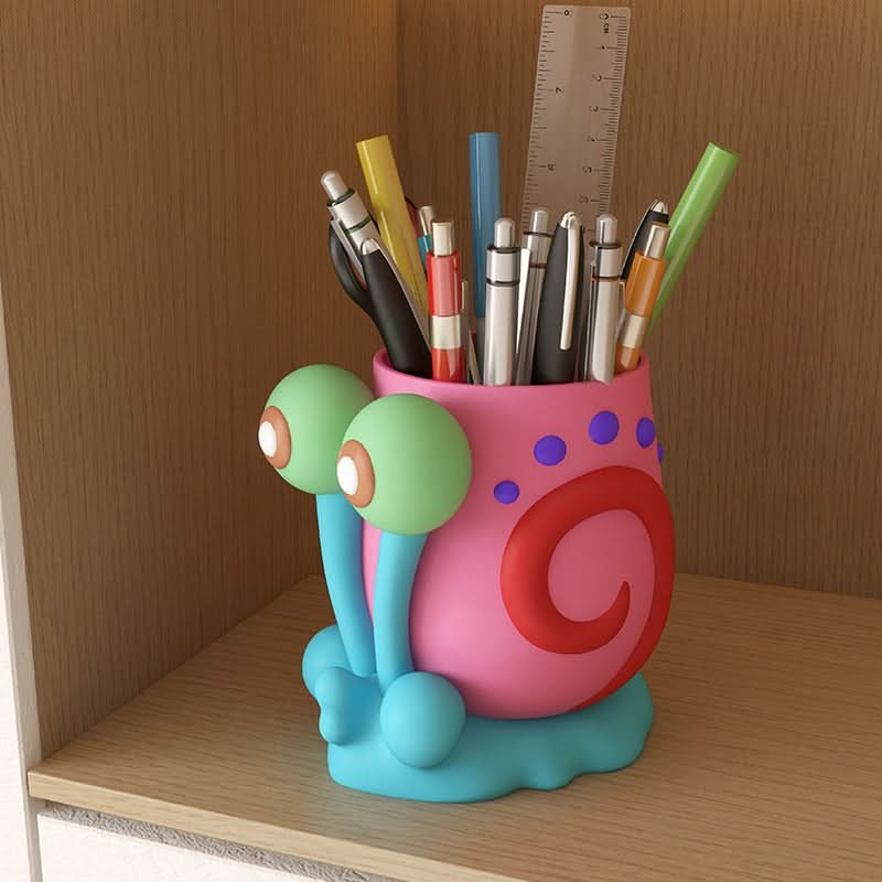 Adorable Snail Pen Holder & Storage Box