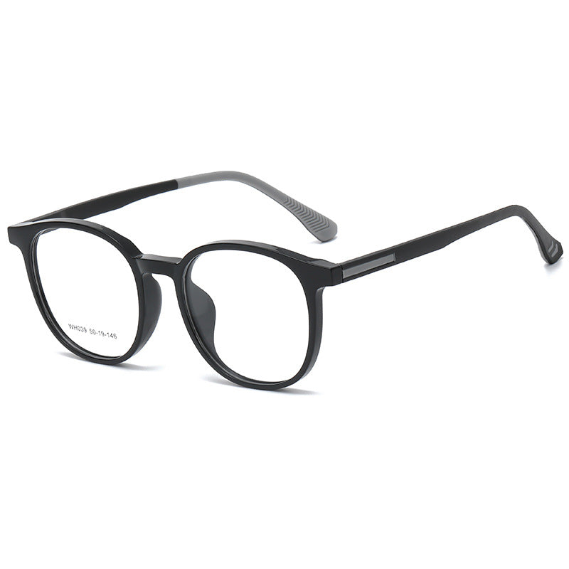Retro Oval Myopia Glasses Frames for Adults – Ultra-Light TR90 Full Frame Eyewear