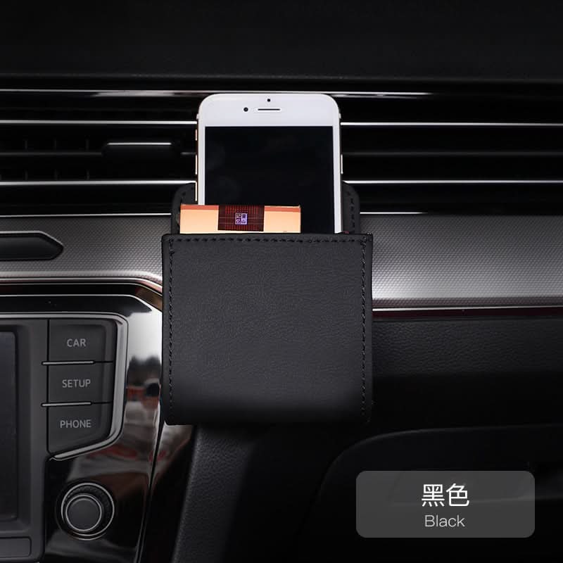 Leather Car Air Vent Storage Box (Set of 2)