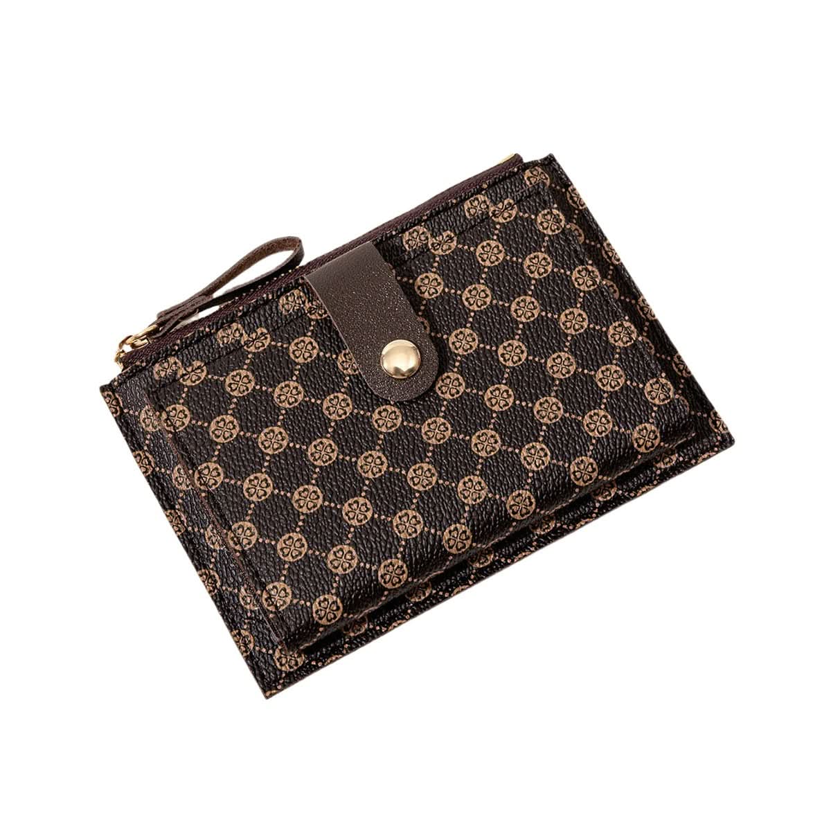 Women's PU Leather Short Wallet – Ultra-Thin Folding Card Holder