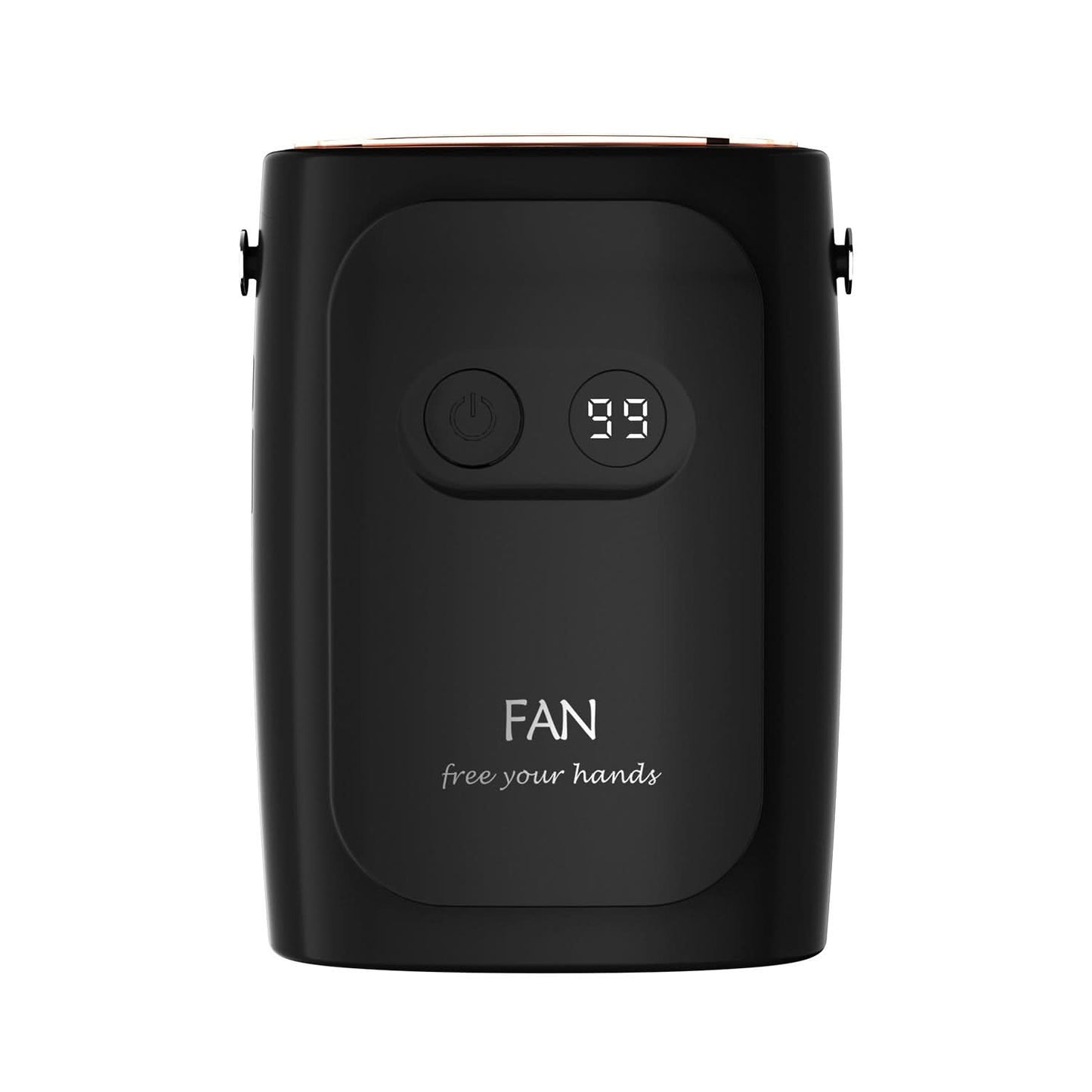 8000mAh Portable Waist & Neck Fan – Hands-Free Wearable Cooling