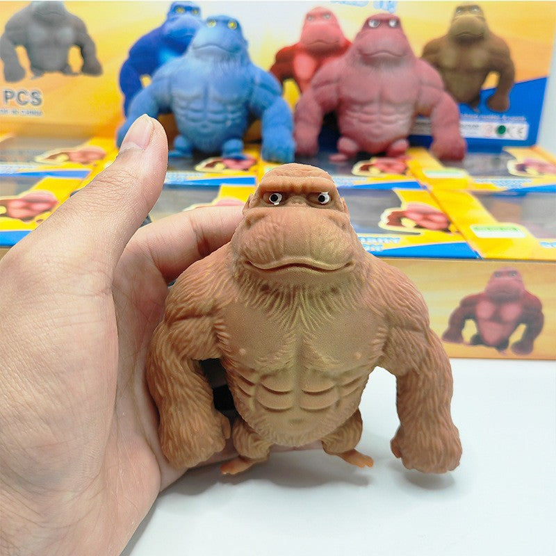 Funny Gorilla Squeeze Toy – TPR Decompression Toy for Stress Relief & Interactive Play