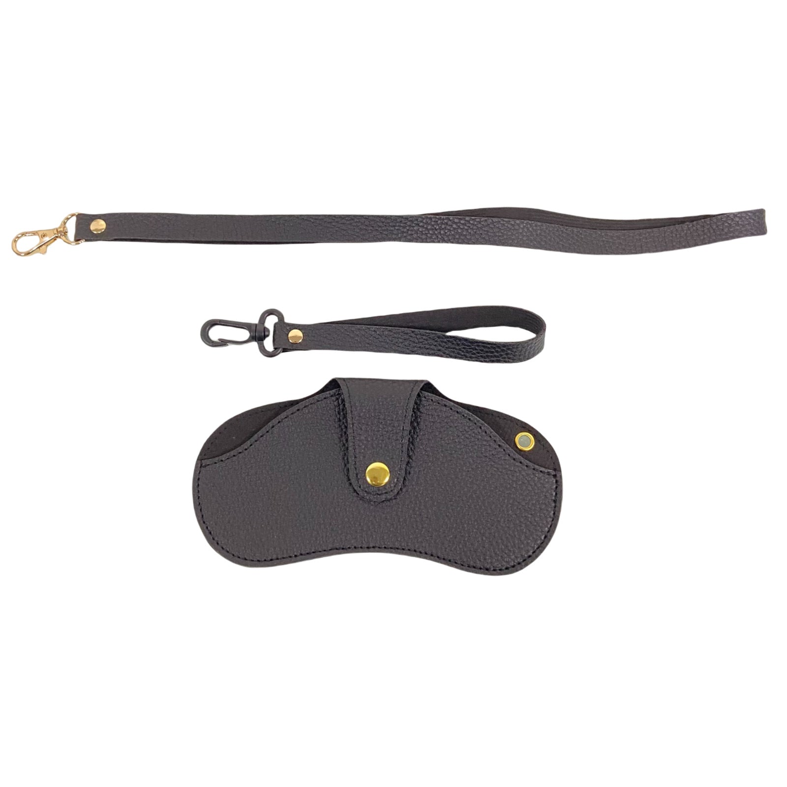 Classic Leather Glasses Case – Neck Hanging Sunglasses Pouch for Travel