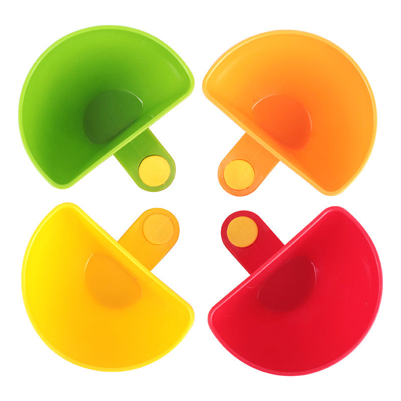 Clampable Seasoning Bowls Set – Creative Plastic Condiment Bowls for Plates, Salads & Snacks