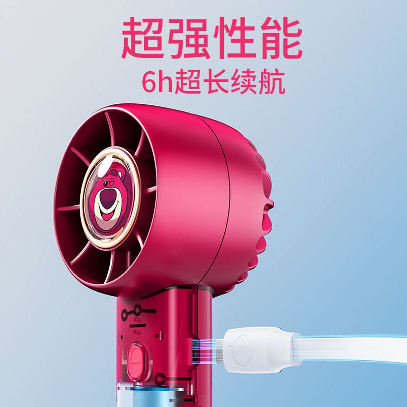 Portable USB Mini Desk & Handheld Fan – Silent, Rechargeable, Travel-Friendly