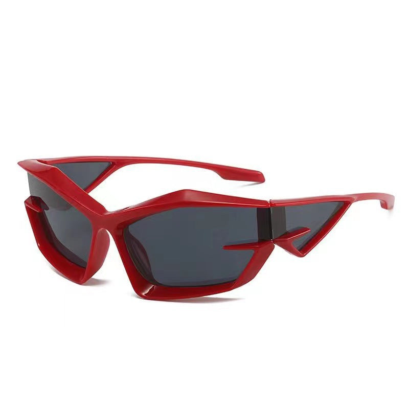 [Metro Spider] Tech Geometric Sunglasses