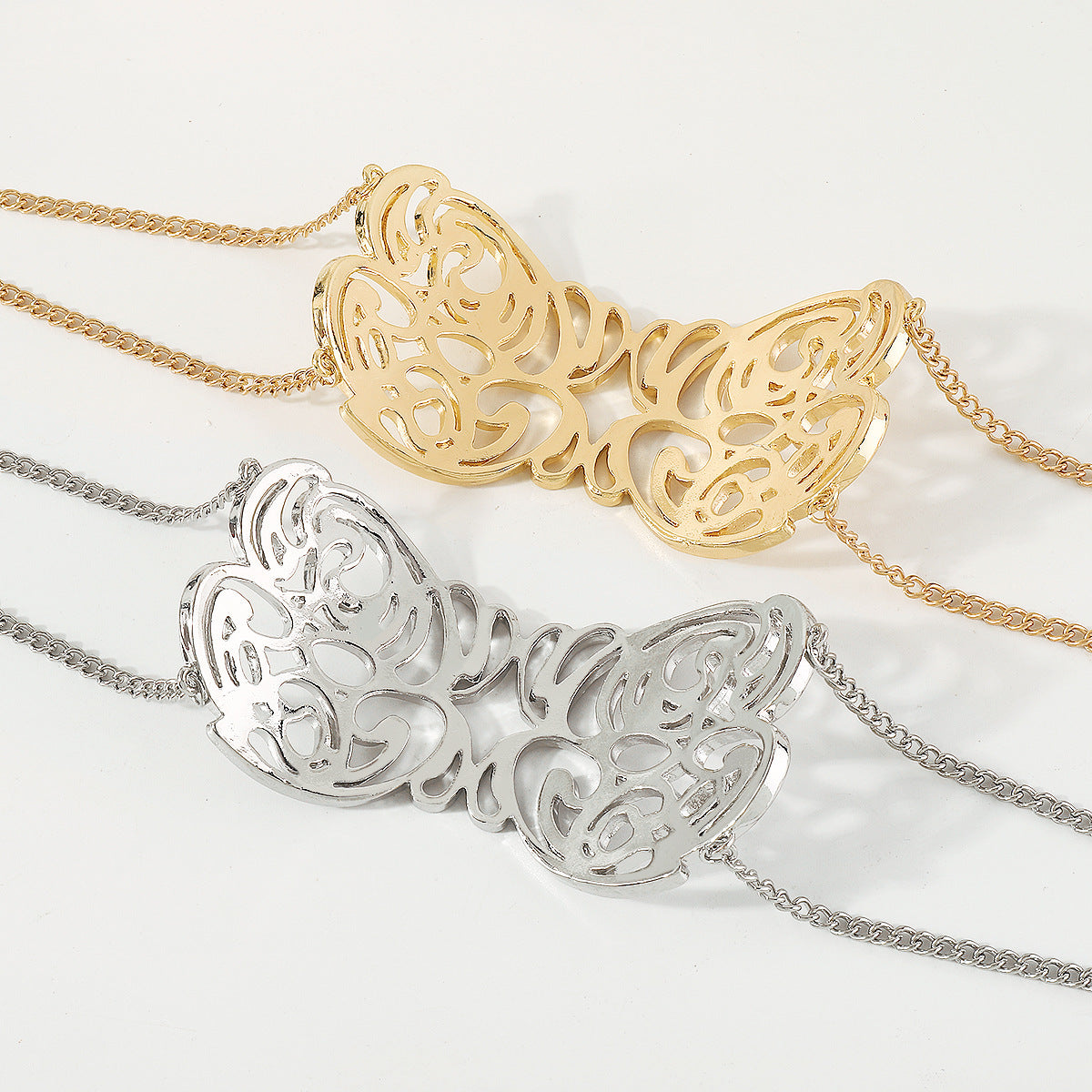 Butterfly Pendant Necklace – Trendy Hip-Hop Statement Jewelry for Women
