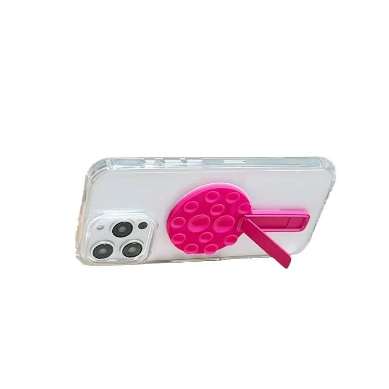 Lollipop Suction Cup Phone Stand – Silicone Non-Slip Holder