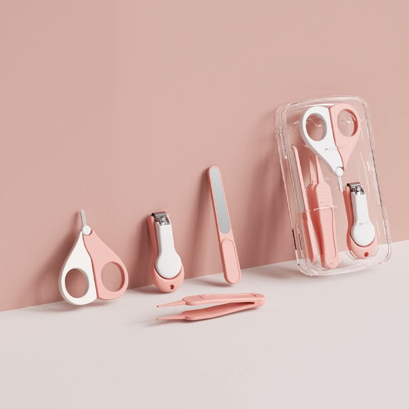 Portable Baby Nail Clippers Set – Safe Manicure Kit for Newborns & Toddlers