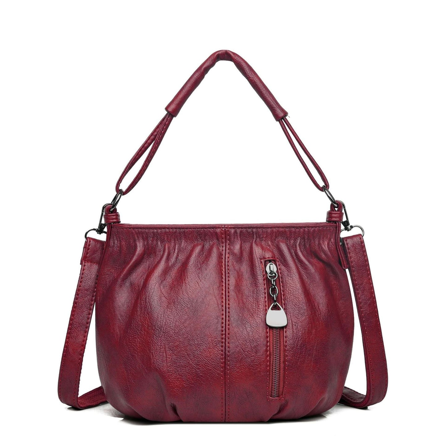 Women's Vintage Crossbody Shoulder Bag with Double Straps