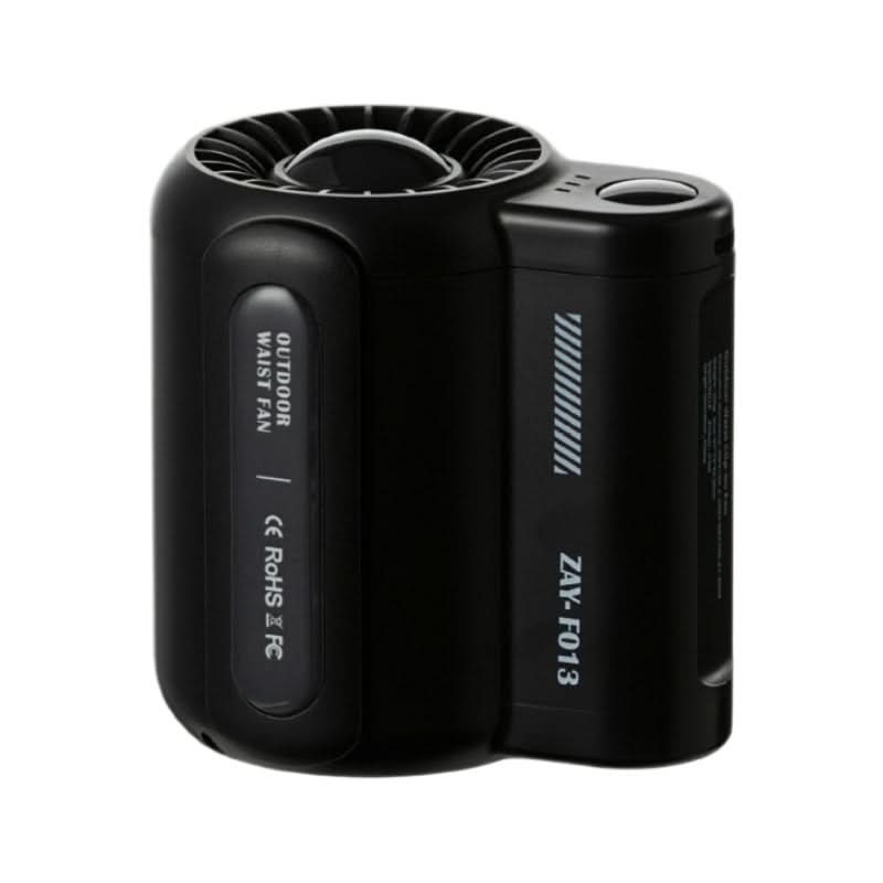 Portable Waist Clip Fan – USB Rechargeable, Hands-Free Cooling